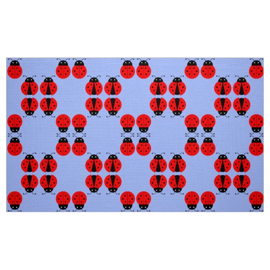 Viel Glück Ladybugs Stoff (Fat Quarter (45,7 x 55,9 cm))