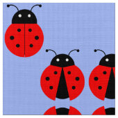 Viel Glück Ladybugs Stoff (Nahaufnahme)