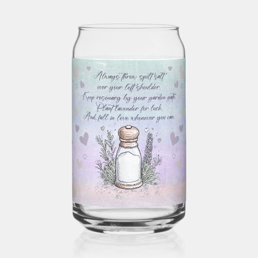 Viel Glück Magic Zauber Halloween Design Dosenglas (Links)