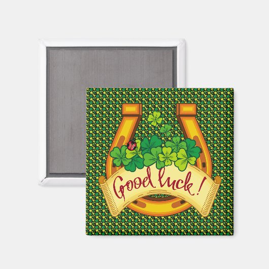 Viel Glück! Magnet (Vorderseite/Rückseite)