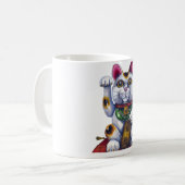 Viel Glück Maneki Neko Kaffeetasse (Vorderseite Links)