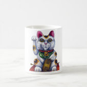 Viel Glück Maneki Neko Kaffeetasse (Mittel)