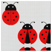 Viel Glück-Marienkäfer Stoff (Nahaufnahme)