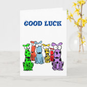 Viel Glück mit Cartohunden Karte (Gelbe Blume)