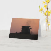 Viel Glück mit der Ernte! Karte (Gelbe Blume)