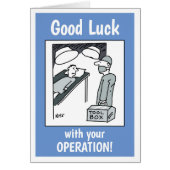 Viel Glück mit Ihrer Operation (Vorne)