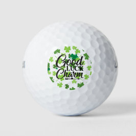 Viel Glück mit Kleeblatt St. Patrick's Day Golfball