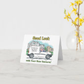 Viel Glück mit New Business Venture Karte (Gelbe Blume)