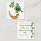 Viel Glück Mitteilungskarte (Vorne/Hinten)