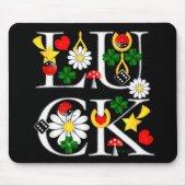 Viel Glück Mouse Pad Mousepad (Vorne)
