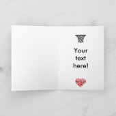 Viel Glück Netball Begrüßung Karte (Innenseite)