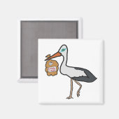 Viel Glück New Baby Magnet (Vorderseite/Rückseite)