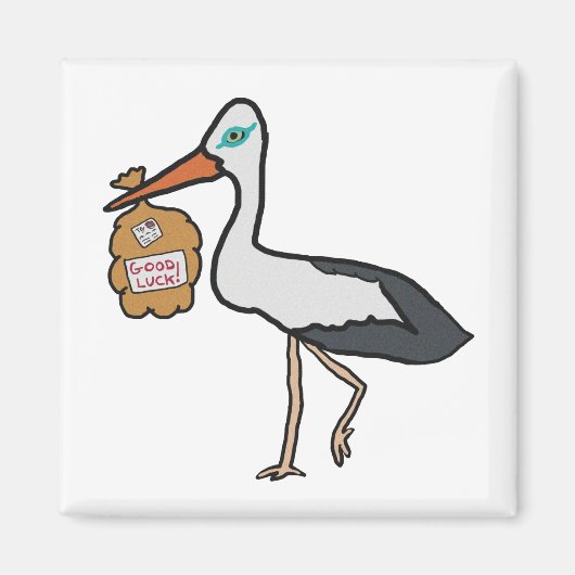 Viel Glück New Baby Magnet (Vorne)
