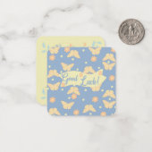 Viel Glück Note Card: Mitteilungskarte (Vorderseite/Rückseite Beispiel)