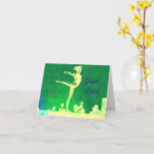 Viel Glück-Note-Karte Karte (Gelbe Blume)