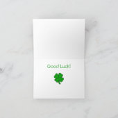 Viel Glück-Note-Karte Karte (Innenseite)