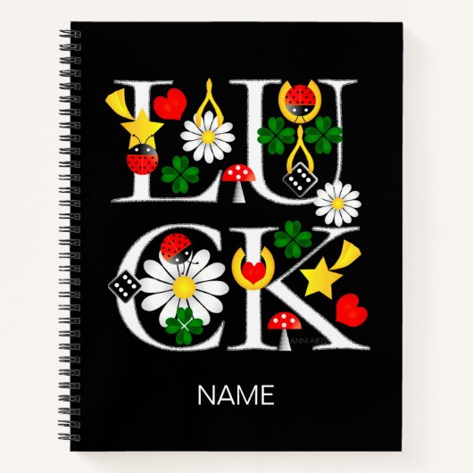 Viel Glück Notizblock (Vorderseite)