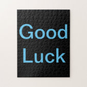 Viel Glück oder Ihr Worträtsel Puzzle (Vertikal)