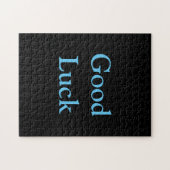 Viel Glück oder Ihr Worträtsel Puzzle (Horizontal)