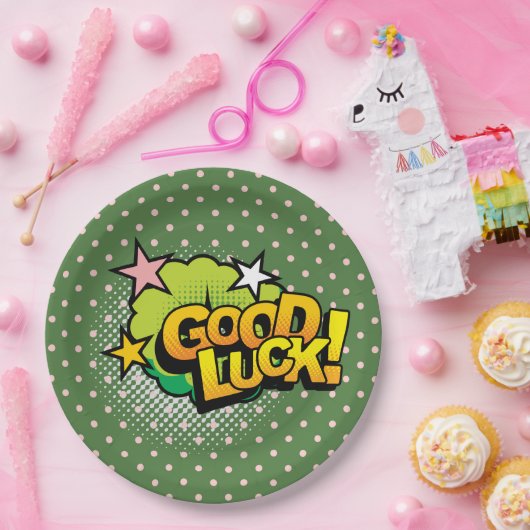 Viel Glück Pappteller (Party)