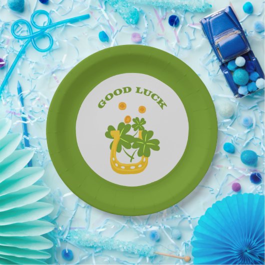 Viel Glück Pappteller (Party)