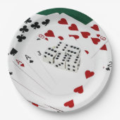 Viel Glück Pappteller (Vorderseite)