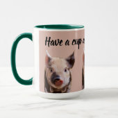 Viel Glück Pigs Combo-Tasse Tasse (Links)