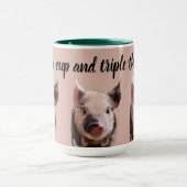 Viel Glück Pigs Combo-Tasse Tasse (Zentrum)