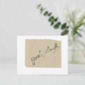 viel Glück Postkarte (Stehend Vorderseite)