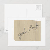 viel Glück Postkarte (Vorne/Hinten)