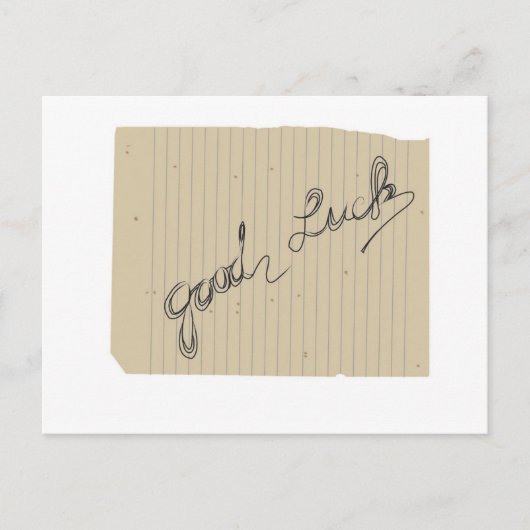 viel Glück Postkarte (Vorderseite)