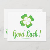 viel Glück Postkarte (Vorne/Hinten)