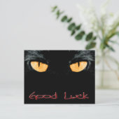 Viel Glück Postkarte (Stehend Vorderseite)