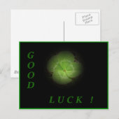 Viel Glück Postkarte (Vorne/Hinten)
