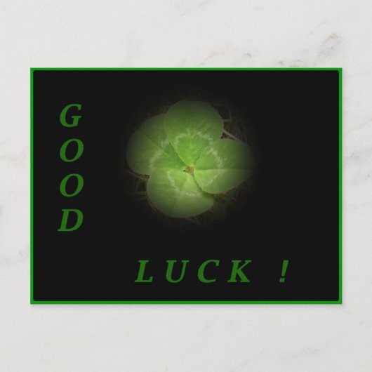 Viel Glück Postkarte (Vorderseite)