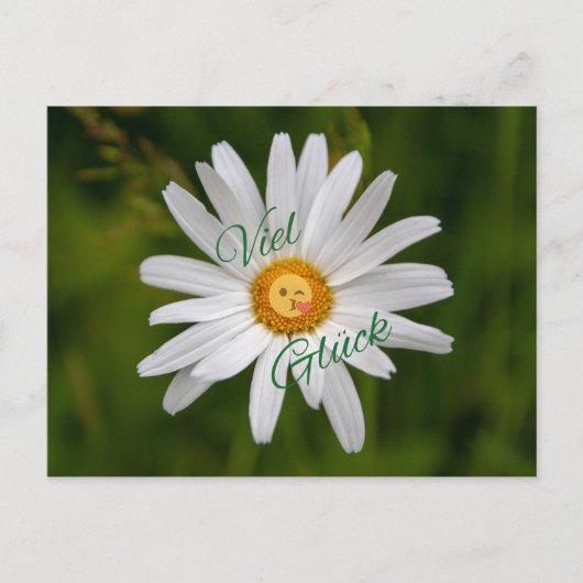 Viel Glück! Postkarte (Vorderseite)