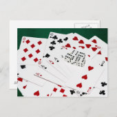 Viel Glück Postkarte (Vorne/Hinten)