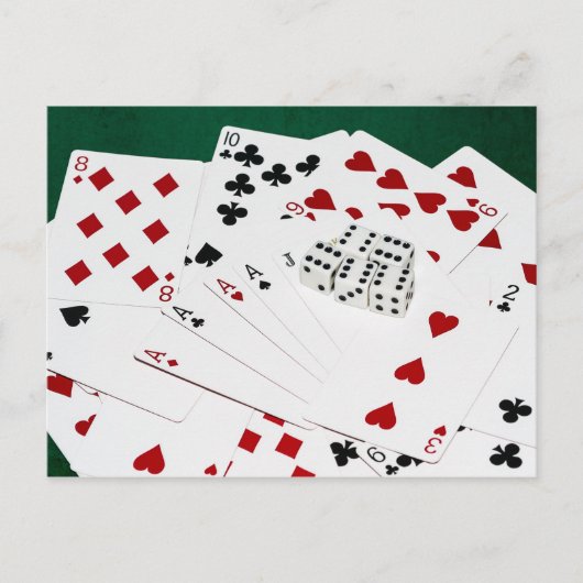 Viel Glück Postkarte (Vorderseite)