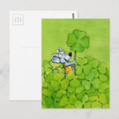 viel Glück Postkarte (Vorne/Hinten)