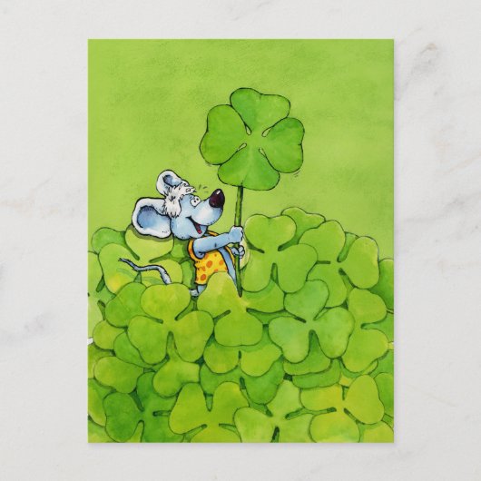 viel Glück Postkarte (Vorderseite)