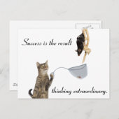 Viel Glück Postkarte (Vorne/Hinten)