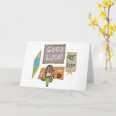 Viel Glück-Prüfungen Karte (Gelbe Blume)