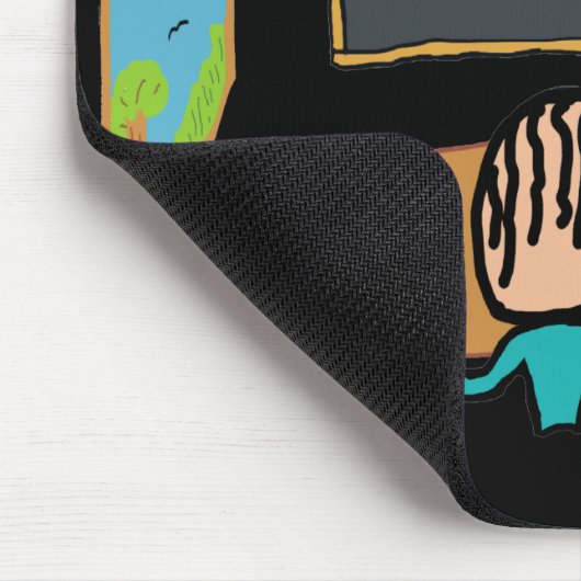 Viel Glück-Prüfungen Mousepad (Ecke)