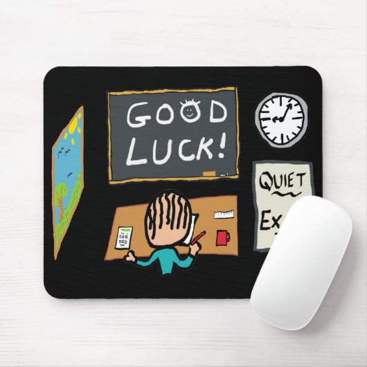 Viel Glück-Prüfungen Mousepad (Mit Mouse)