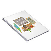 Viel Glück-Prüfungen Notizblock (Rechte Seite)