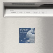 Viel Glück-Rabbit-Wolke Magnet (In Situ (Geschirrspüler))