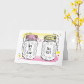 Viel Glück Slimming Club Member Weight Tracker Jar Karte (Gelbe Blume)