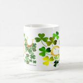 Viel Glück ( St.Patricks Day ) Geschenk Kaffee Tas Kaffeetasse (Mittel)