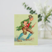 Viel Glück St. Patrick's Day Postkarten (Stehend Vorderseite)