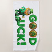 Viel Glück Strandtuch (Vorderseite)
